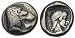 Knidos, Caria, c. 465 - 449 B.C.; Silver Drachm