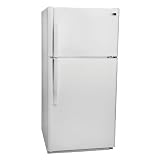 Haier RRTG21PABW 20.7 Cubic Foot Top Mount Refrigerator, White