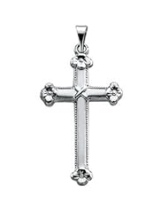 Platinum Cross Pendant