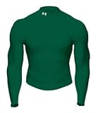 Under Armour Golf 08 Coldgear Mock Forest Green and White XXL