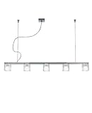 Cubetto pendant lamp - A05, A06 (5 light) - Crystal Glass + G9 Light, 220 - 240V (for use in Australia, Europe, Hong Kong etc.)