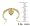 18k Gold over Silver CZ Dangling Heart Toe Ring