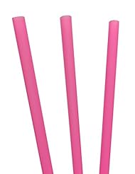 Kitchen: 10 Inch Drinking Straws (250 Straws) (10 Inch x 0.28 Inch) (PINK) - BAR-TY TIME!