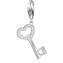 Esprit Charms 925 Sterlingsilber heart key ESZZ90650A000