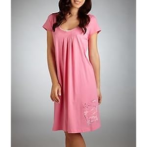 Hue Sleepwear Women's Meow Kitty Sleepshirt, Pink