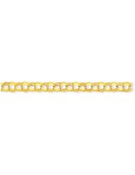 Genuine 14K Yellow Gold Lite 8mm Triple Link Charm Bracelet 8.25 Inches 6 Grams Of Gold 100% Satisfaction Guaranteed.