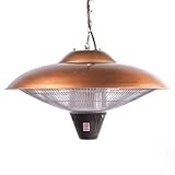 Firesense Hanging Halogen Patio Heater, Finish: copper