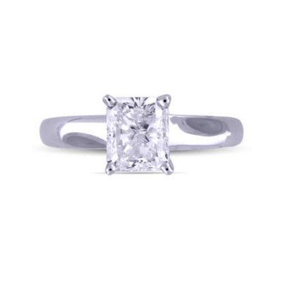 2.01 ct. Radiant Diamond Solitaire Ring (G VS2)
