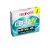 Maxell 630030 - CD-RW Discs, 700MB/80min, 4x, w/Slim Jewel Cases, Silver, 3/Pack-MAX630030