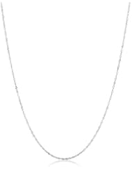 18k Gold 1.1mm Singapore Chain Necklace