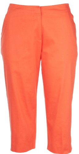Palm Island Solid Capris HOT CORAL ORANGE 14 Palm Island Solid Capris HOT CORAL ORANGE 14