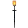 Mr. Light Mini Solar Powered Pathway Light Garden Stake with Flickering LED Frosted Topper