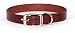 Hamilton 1" x 26" Creased Burgundy Leather DogCollar