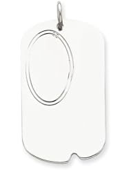 Sterling Silver Engraveable Dog Tag Disc Charm