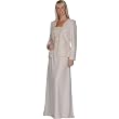 Champagne Formal Evening Dress with Jacket - Mother of Bride & Groom Dress. Mothers Dress Gown. Womens Long Evening Gown by Sean Collection (7257)