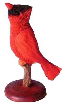 Brushkins by Nature's Accents Cardinal on branch 8 in