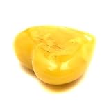 Baltic Butterscotch Amber Large Heart Gemstone Collectible