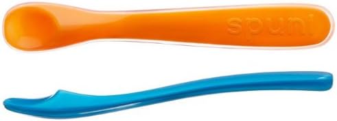 Spuni Soft Spoon - Bouncing Blue &amp; Oops! Orange - 2 ct.