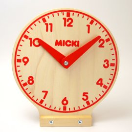 MICKI/ミッキィ社 時計 大 白木