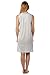 Women's Cotton Blend Smok Sleeveless Nightgown