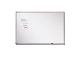 Quartet Standard Melamine Classroom Whiteboard, 4 x 6 Feet, Aluminum Frame (EMA406)