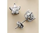 Search : Signature Cubic Zirconia Star Stud Earrings SILVER