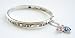 Disney Couture 14K Silver Plated * A Dream Is A Wish Your Heart Makes * Hinged Bangle