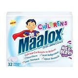 Search : Maalox Chewable Tablets for Kids, Wild Berry - 32 ea
