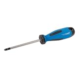 Silverline Pzd No. 2x 100mm Pozi Drive Soft Grip Screwdriver