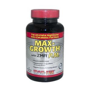 Christmas Iron Tek Max-Growth with ZMA  P.M.,  Vegetarian Capsules, 120-Count Deals