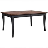 Color Cuisine Two-Tone Rectangular Sabre Leaf Compartment 7 pc Dining Set - ....