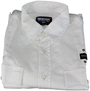 Blauer Usa Mens Button-Front Shirt Size L US L US Regular - White