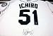 Ichiro Suzuki Autographed/Hand Signed Seattle Mariners Majestic home Baseball Jersey Holo