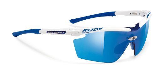 Rudy Project Genetyk Racing White Gloss MLS. Blue+Racing Red Lenses On Sale