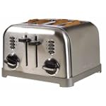 Cuisinart CPT-180FR Classic Brushed 4-Slice Toaster Factory Refurbished, Stainless Steel