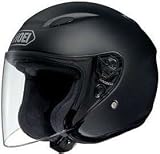 SHOEI J-WING JWING MATTE BLACK MOTORCYCLE Open-Face-Helmet