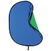 Westcott Digital Collapsible Disc Background, 3' x 4', Chromakey Blue / Chromakey Green, 2-in-1 Reversible.