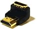 HDMI Right Angle Adapter Male to Female