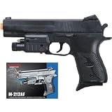 AIRSOFT SPRING LOAD MAGAZINE M-212AF PELLET PISTOL WITH LASER
POINTER