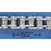 Links Br-1645 : Sterling Silver 8.5 Inch Bicycle Chain Bracelet (10mm Wide)