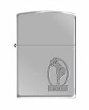 Zippo Windy Girl New York Design High Polish Chrome Lighter