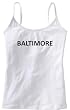 BALTIMORE - City Series - White Women's / Girls Camisole (Girlie / Babydoll)