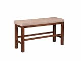 Kraven Dark Hazelnut Counter Dining Bench