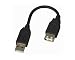 6in USB 2.0 Extension Adapter Cable A to A - M/F