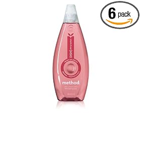 method Upright Dish Soap, Pink Grapefruit, Case Pack, Six - 25 Ounce Bottles (150 Ounces)