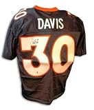 Terrell Davis Signed Denver Broncos New Style Blue Jersey