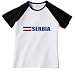 Serbian Flag Tee Jr. Miss Cap Sleeve