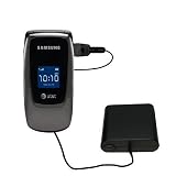Emergency AA Battery Charge Extender for the Samsung SGH-A226 - Gomadic Brand w/ TipExchange Technology