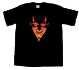 HALLOWEEN T-SHIRTS - DEVIL SHIRTS - SCARY T-SHIRTS - DEVIL FACE T-SHIRT