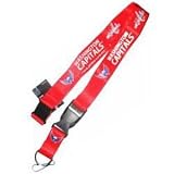 Washington Capitals Clip Lanyard Keychain Id Ticket Holder - Red